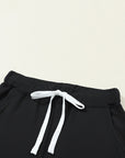 River Drawstring Waist Pocketed Leggings