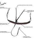ExionPro Elastic Breastplate with Girth Strap
