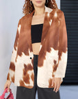 Baha Ranch Cowhide Print blazer