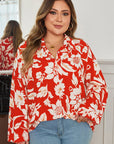 Shelby Print Loose Up PLUS Shirt