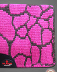 Hilason Horse Western Saddle Blanket New Zealand Wool Pink