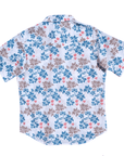 Lightweight Tahitian White Pareu Cotton Poly Blend
