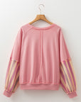 Everleigh Seam Casual Pullover Top