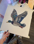 Faux Rhinestone Mallard TEE or CREWNECK