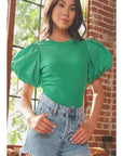 Balloon Sleeve Bodysuit