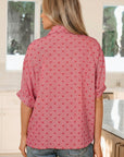 Charlie Sleeve Loose Valentine Shirt