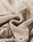 Rheaissa Seam Ribbed Trim Sweatshirt