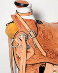 Western Horse Wade Saddle American Leather Ranch Roping Tan Hilason