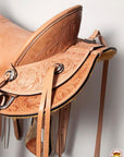 Western Horse Wade Saddle American Leather Ranch Roping Tan Hilason