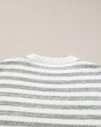 Dylan Stripe Drop Shoulder Sweater
