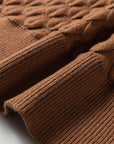 Malaysia Ribbed Short Sleeve Sweater