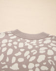 Avery Trim Drop Shoulder Sweater