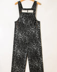 Leopard Adjustable Strap Cropped Overalls