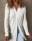 Gianna Ribbed Up Tunic Cardigan