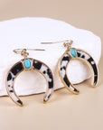 Alayah Crescent Shaped Dangle Earrings