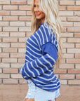 Cadence Stripe Casual Sweater