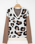 Jocelyn Block Patchwork Sleeve Sweater