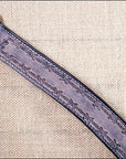 HILASON Western Horse Headstall Breast Collar Set Tack Genuine American Leather Barb Wire Rough Out Black