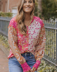 Adalee Printed Puff Sleeve Shirt