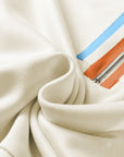 Stripe Patchwork Quarter-Zip Pullover and Pant Set