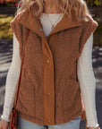 Evelyn Knot Side Plush Vest