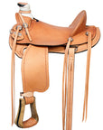 Western Horse Wade Saddle American Leather Ranch Roping Tan Kote
