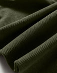 Michelle Pleated Corduroy Mini Dress