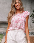 Aya Bow Back Square Blouse