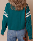 Jadeita Patchwork Drop Shoulder Sweatshirt