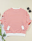 Mirilivia Claus Pattern Christmas Pullover