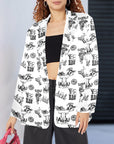 Baha Ranch Cowboy Print Women's Western Blazer