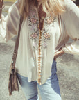 June Puff Sleeve Loose Shirt
