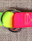 Hilason Rainbow 2 Ply Nylon Tie Down Nickel Plt. Hardware W. H. Tk. –