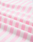 Stripe Oversize Dolman Sleeve Patchwork T-Shirt