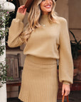 Edith High Puff Sleeve Sweater