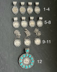 Sterling Silver Buffalo Nickel Pendant – Rope Border – Artist Jason Ogg