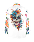 Colores de Mexico Sugar Skull Floral Blazer
