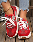 Abigail Lace Up Breathable Sneakers
