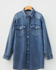 Takina Raw Hem Loose Shirt