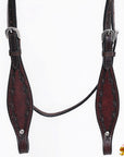 HILASON Western Horse Headstall Breast Collar Set Tack Genuine American Leather