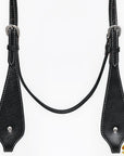 HILASON Western Horse Headstall Breast Collar Set Tack Genuine American Leather