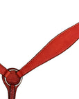 HILASON Western Horse Headstall Breast Collar Set Tack Genuine American Leather Plain Mahogany