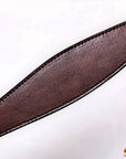 HILASON Western Horse Headstall Breast Collar Set Tack Genuine American Leather Plain Dark Brown