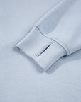 Solid Half-Zip Hoodie and Pants Set