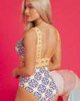 Briar Print One Piece Swimsuit