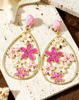 Marley Plaited Plated Waterdrop Earrings