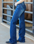 YOAKUM TROUSERS TURQUOISE POCKET