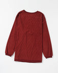 Araceli Ribbed Corduroy Oversized Sweatshirt