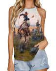 Baha Ranch Vintage Western Cowboy Women's Tank Top