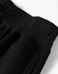 Solid Collared V-Neck Sweatshirt & Sweatpants Set